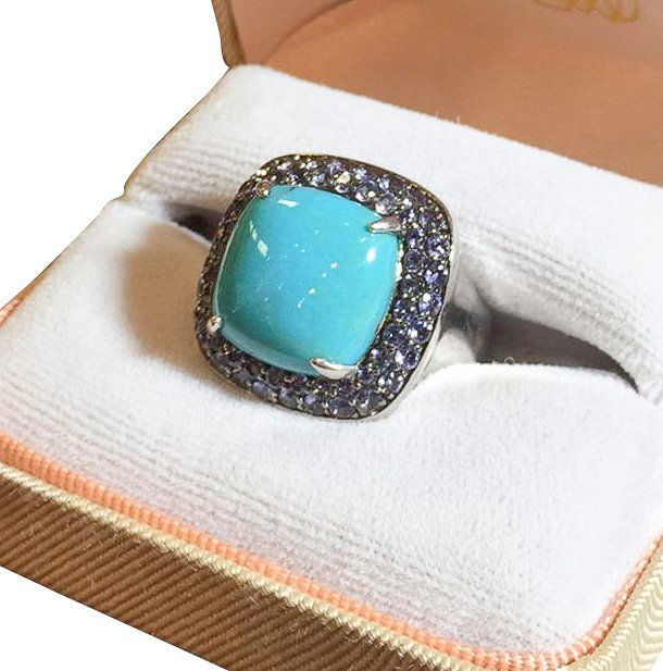 Sterling Silver Ring, Size 7, With One Carat (1 of 2)