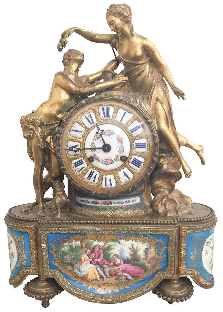 19th Century French Napoleon Iii Bronze Clock, (1 of 8)