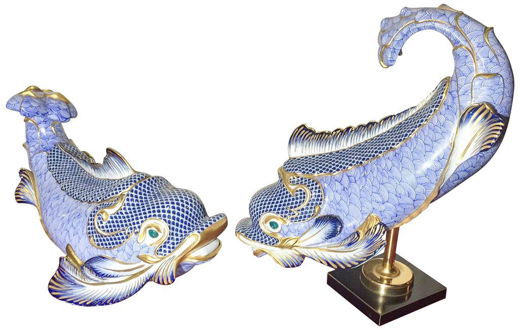 Nice Large Pair Of Herend Style Porcelain (1 of 5)