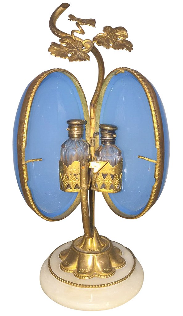 Antique French Napoeon Iii Cabernet, Of Blue (1 of 4)