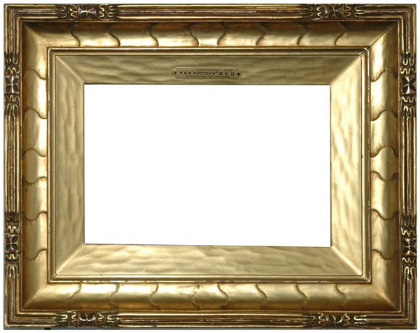 American, 20th Century, Arts & Crafts, hand carved: American, 20th Century, Arts & Crafts, hand carved & gilded cove frame, attributed to Foster Brothers Size: 7 x 10 1/2 x 3 1/2 Condition: Excellent condition