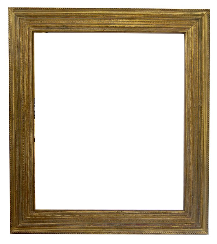 American Stanford White flat panel frame.: American late 19th, early 20th C. Stanford White flat panel frame 25 x 30 W: 4