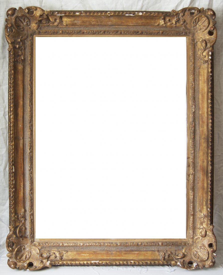 American museum quality replica Louis stlye cove frame: American museum quality replica Louis stlye cove frame.Canvas that frame will accommodate: 27 x 36 Frame width: 4 1/2