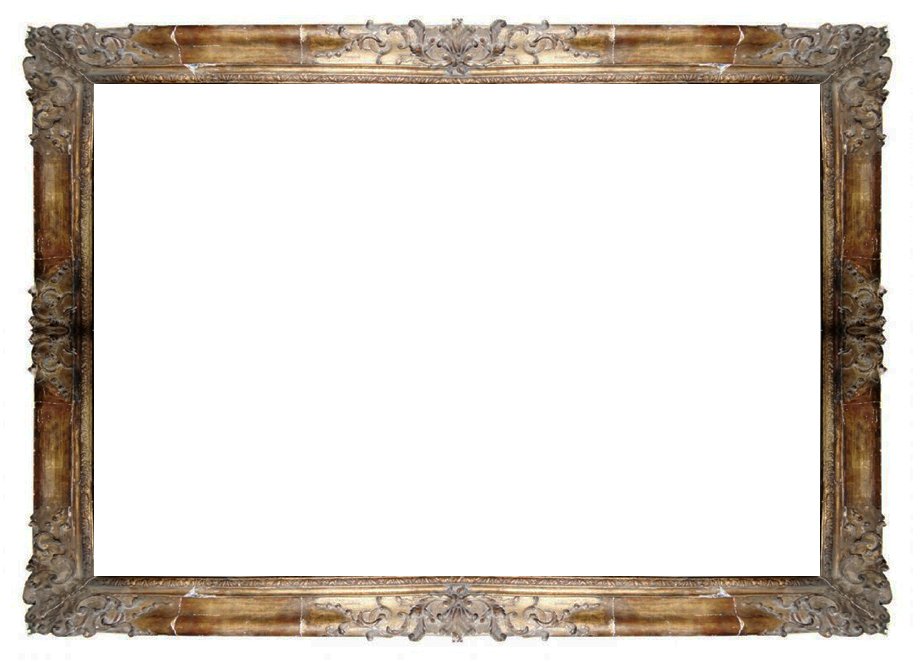 Very large French 17th C. hand carved and gilded Louis: Very large French 17th C. hand carved and gilded Louis XIV frame Canvas that frame will accommodate: 60 x 72 Frame width: 5.5