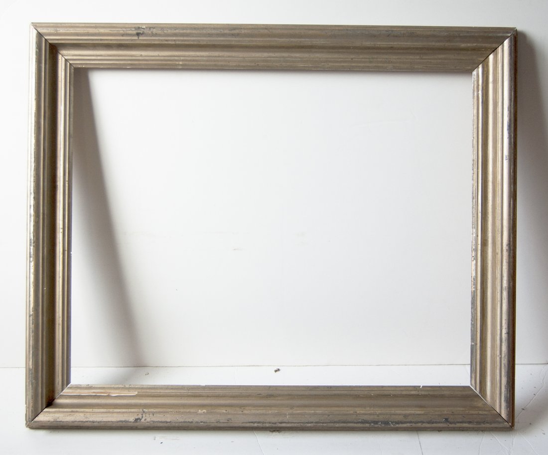 American 19th C. silver cove frame (1 of 1)