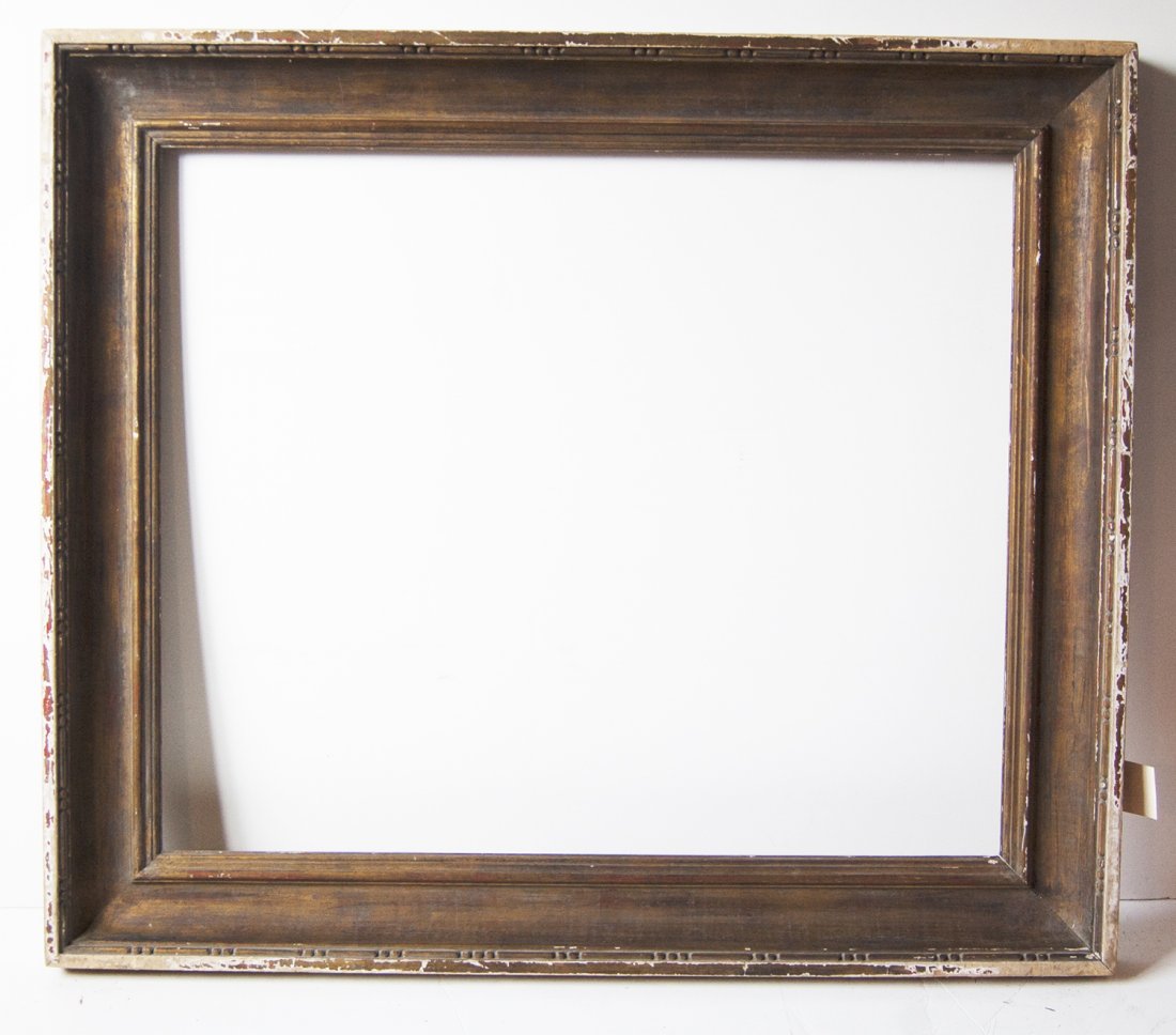 American 20th C. cove frame with beading (1 of 1)