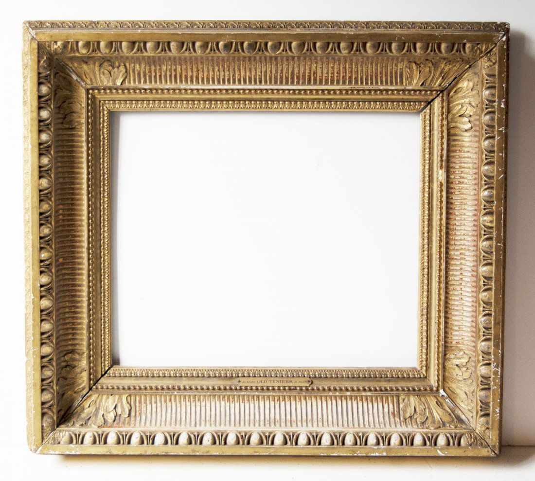 French 19th C fluted cove frame (1 of 1)