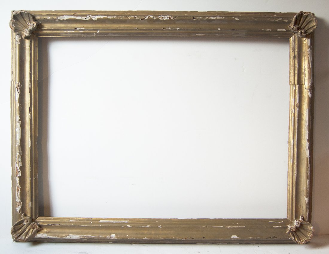 Italian 18th C. frame with shell corners (1 of 1)