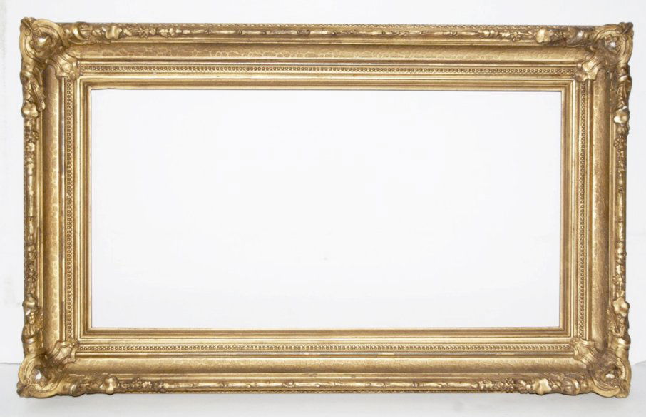 American 19th C. Hudson River spotted cove frame (1 of 1)