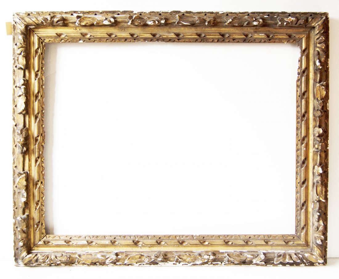 Large French 18th C. hand carved Louis XIII frame (1 of 1)