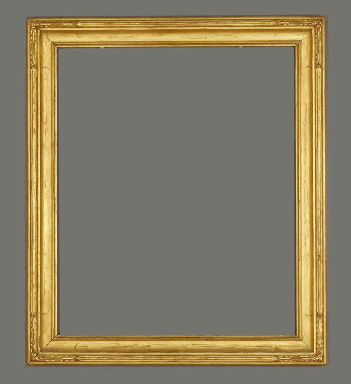 American early 20th C. carved and gilded cove frame (1 of 1)