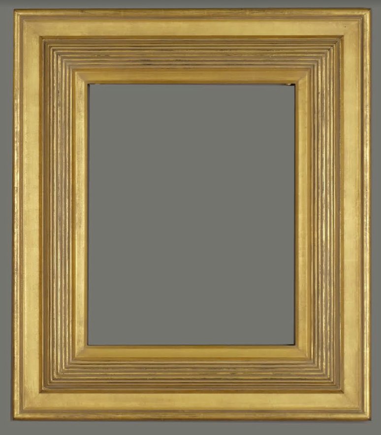 American late 20th C. carved & gilded Degas style frame (1 of 1)