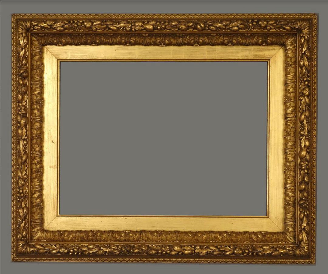 American applied ornament and gilded Ogee cove frame (1 of 1)