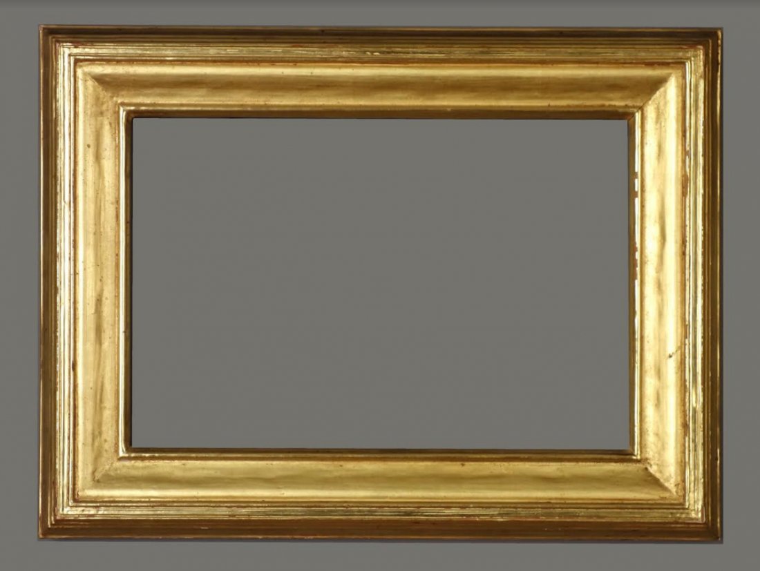 American 20th C. carved & gilded plain Ogee cove frame (1 of 1)