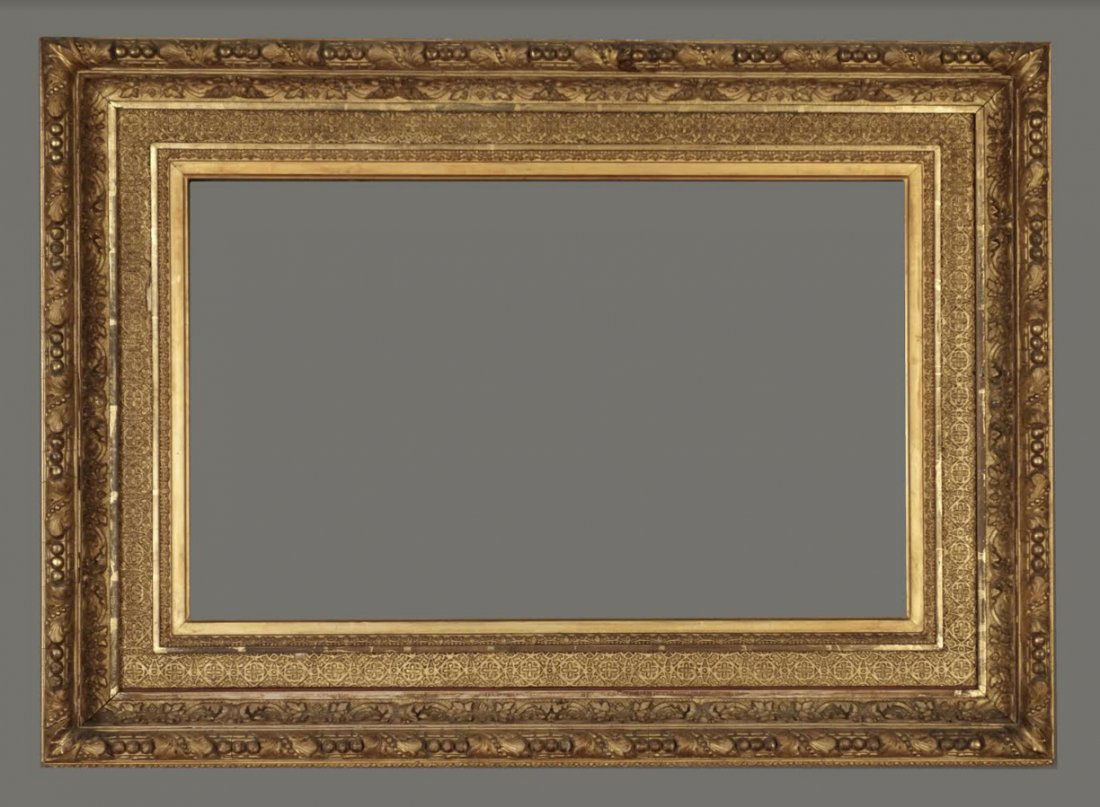 American late 19th C. applied ornament and gilded Orien (1 of 1)