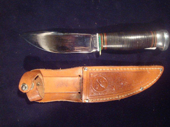 Marbles Knife With Sheath: Marbles Knife With Sheath 8"