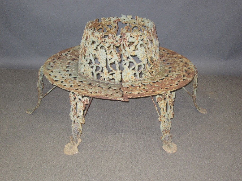 212: CAST IRON GREEN CIRCULAR TREE BENCH - Jun 26, 2011 | Braswell