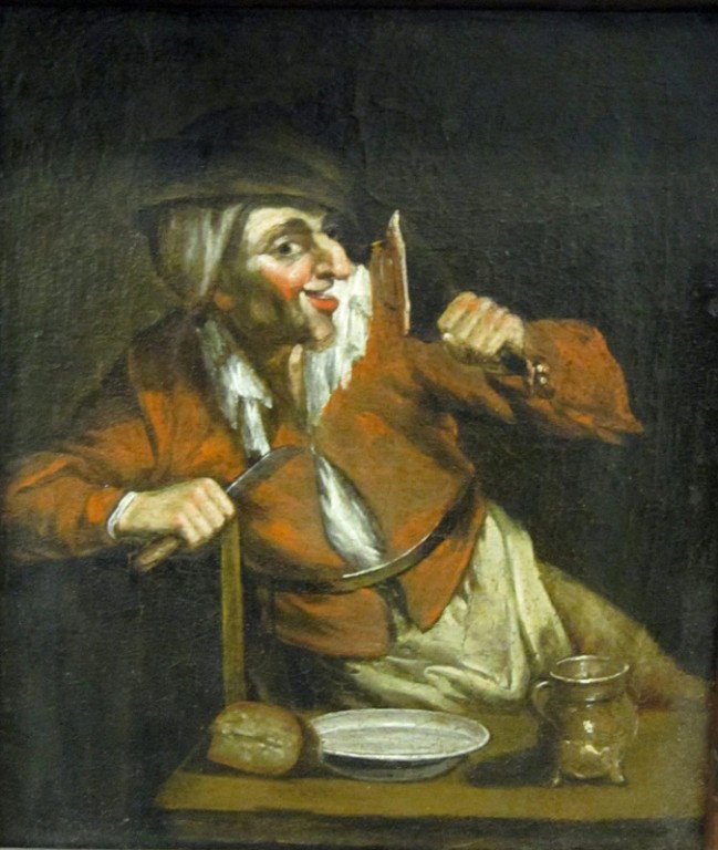 18th Century Continental Oil on Canvas