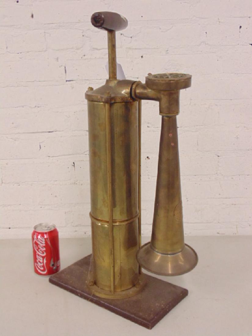Brass fog horn, "Kockums Mek. Verkstad", Malmo (1 of 5)
