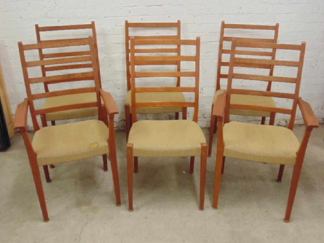 6 MCM teak chairs by Svegard Markaryd, Sweden (1 of 8)