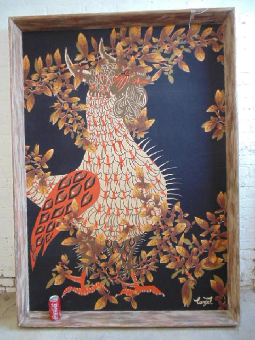 Silkscreen, rooster / bird, signed Jean Lurcat (1 of 8)