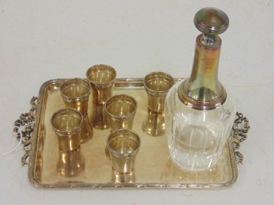 Small silver cordial set (1 of 7)