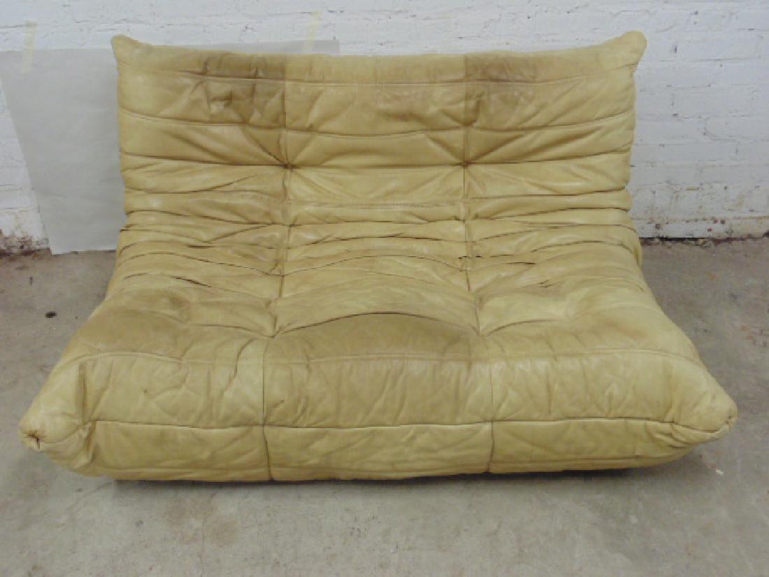 Leather loveseat by Michel Ducaroy for Ligne Roset (1 of 9)