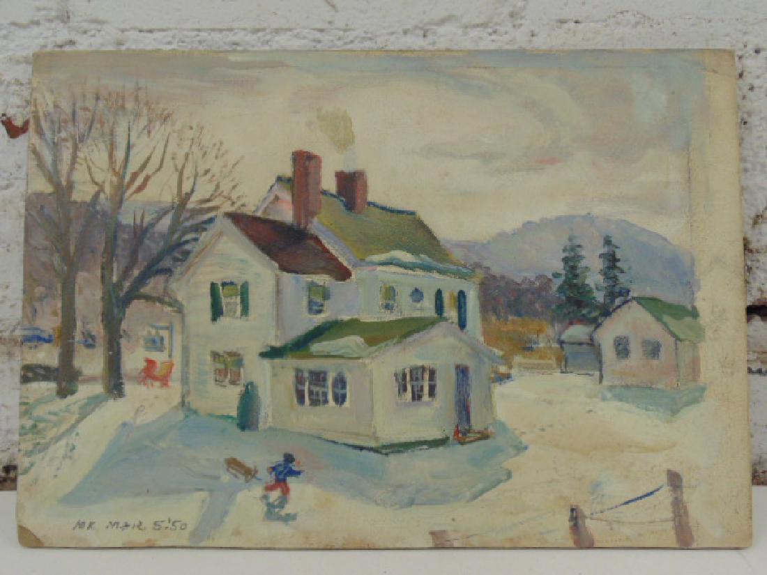 Painting, Home in Katonah, Michael Kelly (1 of 5)