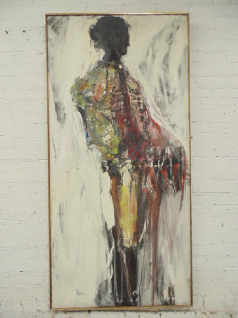 Painting, portrait of a woman, Gino Hollander (1 of 6)