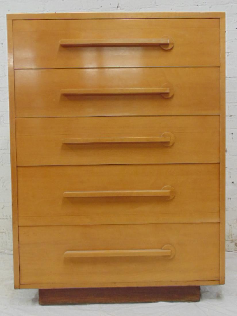 Gilbert Rohde for Modernage 5 drawer chest (1 of 8)
