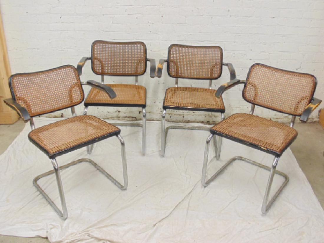4 Marcel Breuer Ceska arm chairs by Stendig (1 of 8)