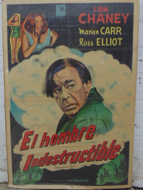 Movie poster, "El Hombre Indestructable" (1 of 7)