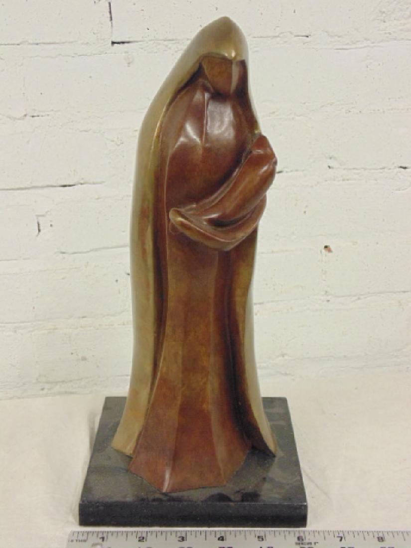 Brass Bronze Sculpture Mother & Child Sy Rosenwasser (1 of 6)