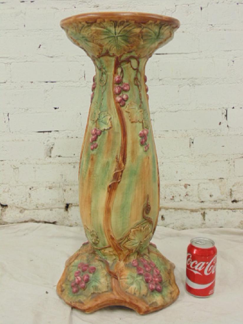 Weller Art Pottery Majolica Pedestal Stand (1 of 6)