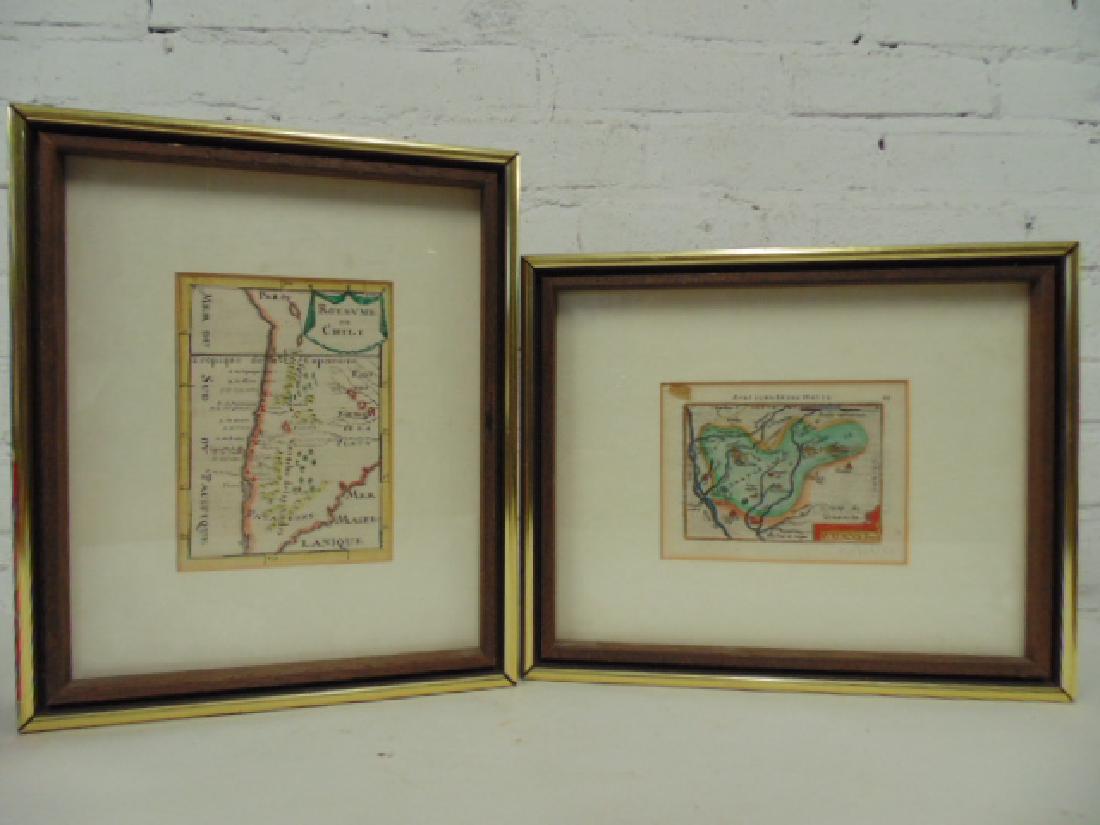 2 early maps, Chili & Auriacus Princip, by Ortelius. (1 of 7)