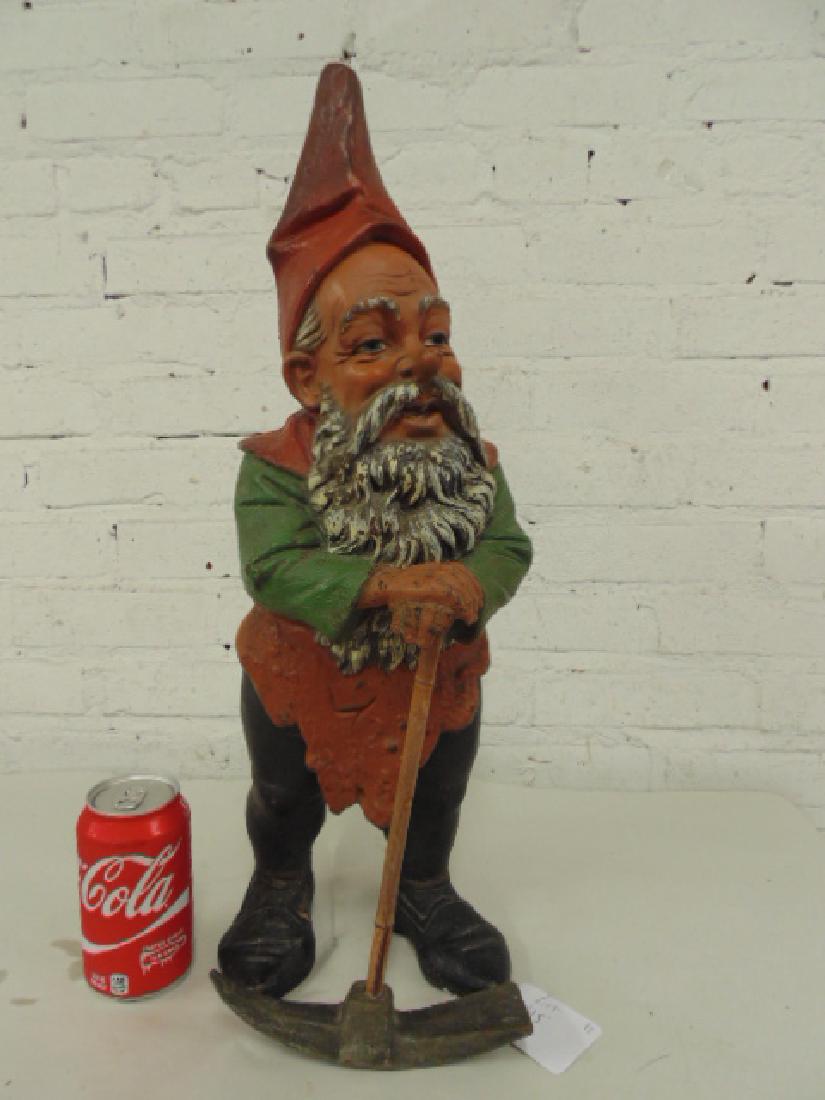Copper clad, paint decorated garden gnome (1 of 6)