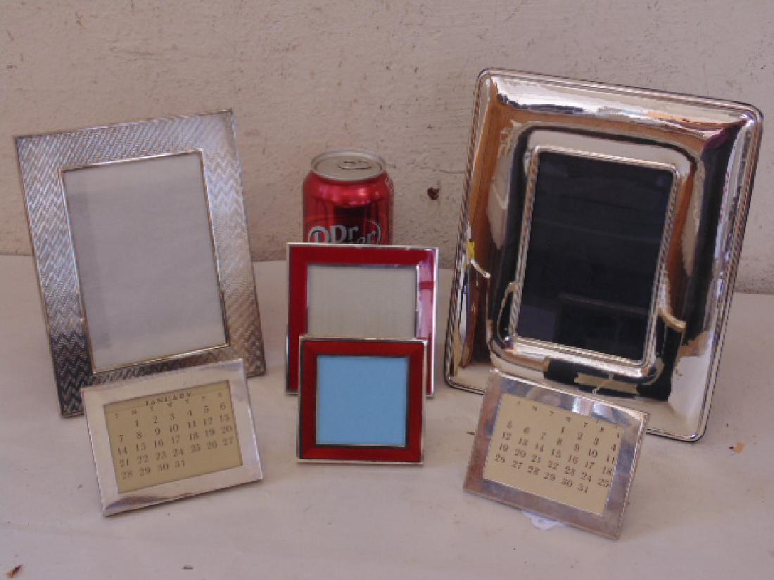 Lot 6 sterling frames, picture & calendar, Tiffany (1 of 5)