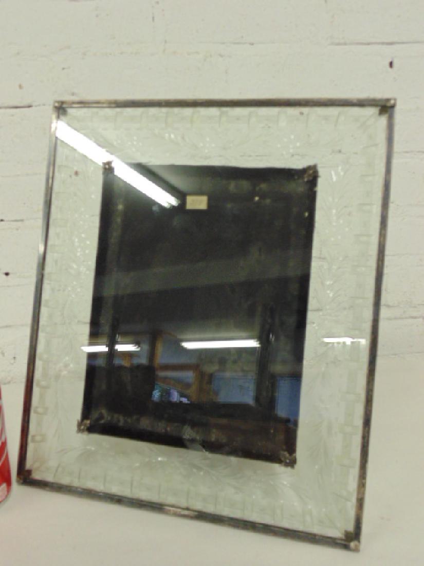 Sterling rimmed cut glass picture frame (1 of 5)