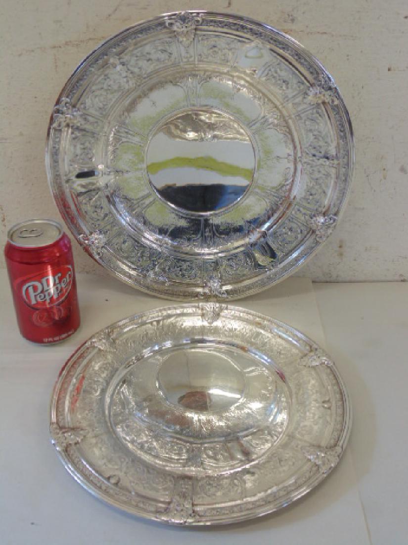 Gorham sterling silver plate & dish, bowl, rams heads (1 of 10)