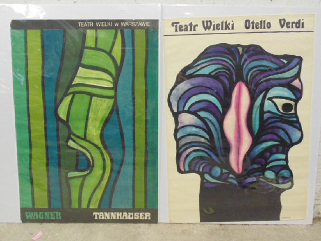 2 Polish theater posters, both Teatr Wielki, Warszawie, (1 of 9)