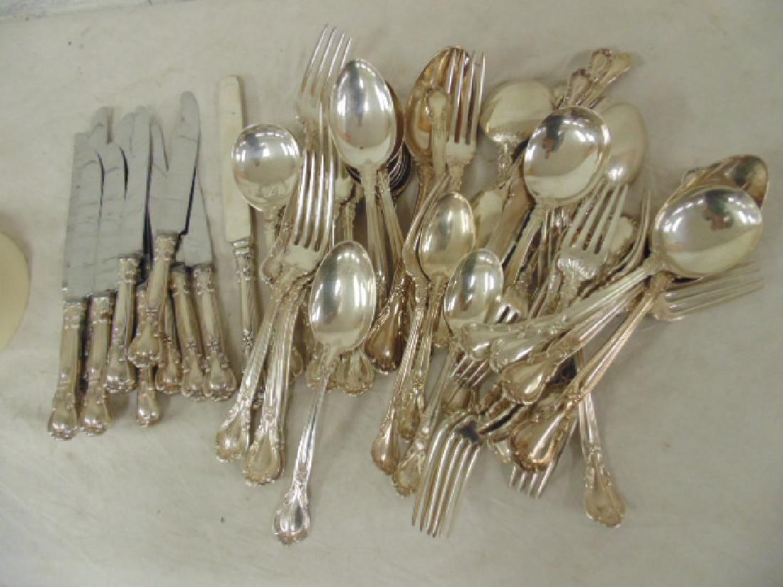 Set sterling silver flatware by Gorham, service for 12 (1 of 4)
