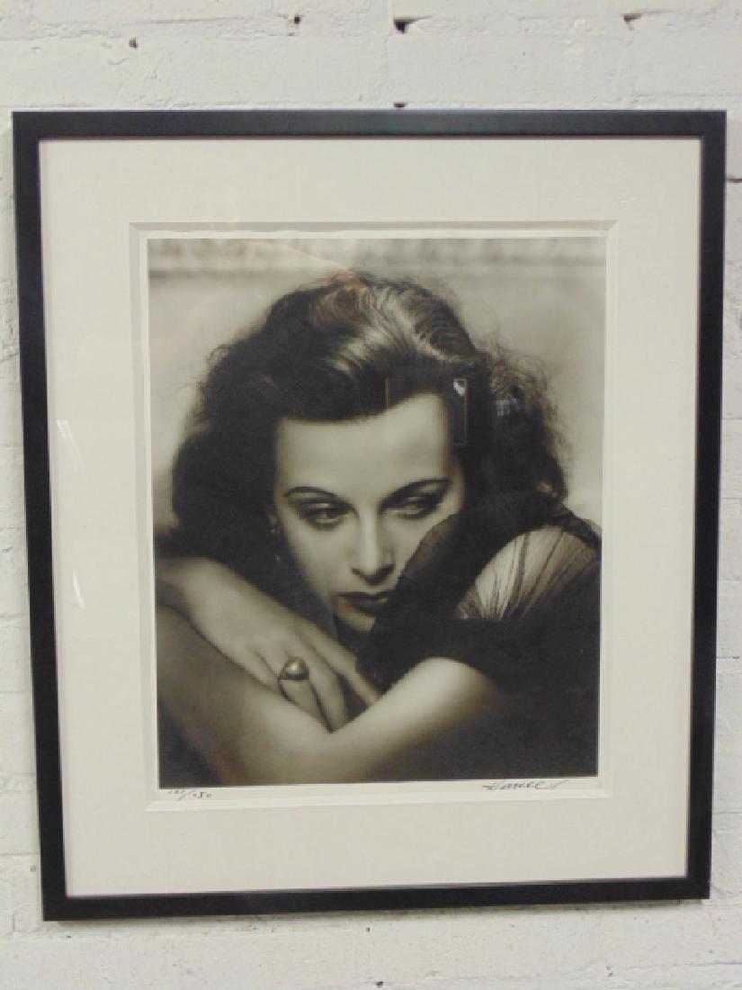 121/250, photo portrait of Hedy Lamarr 1938, signed (1 of 4)