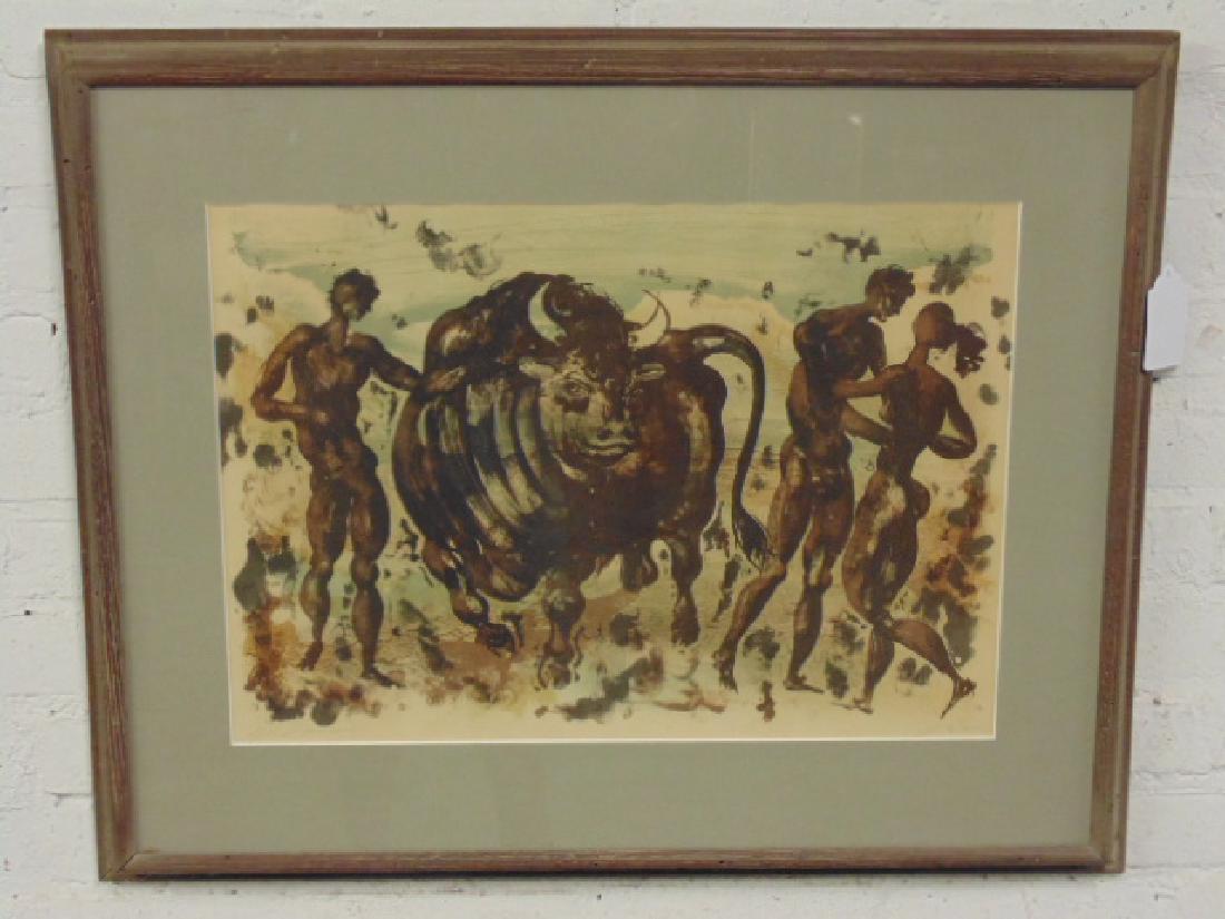 Lithograph, "Fete Champetre", with Parke-Bernet 1962 (1 of 7)