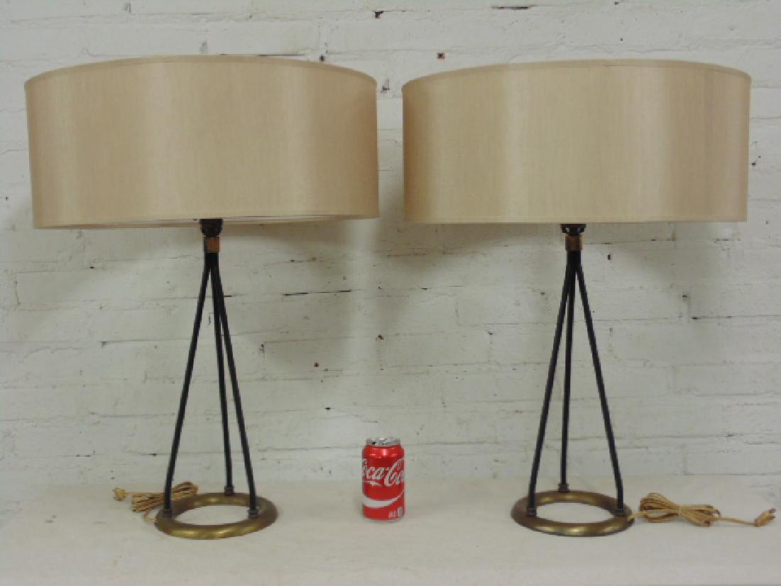 Pair mid Century table lamps (1 of 5)