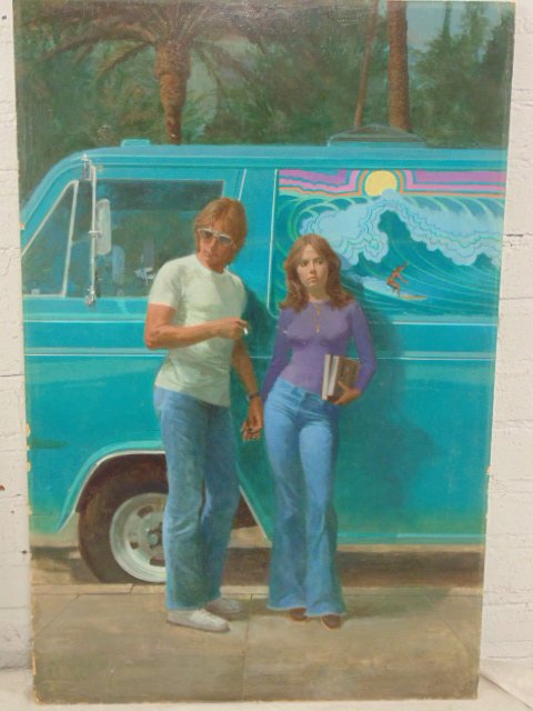 Illustration Estate Darrel Greene, "High School Pusher: Illustration Estate of Darrel Greene, "High School Pusher", 29" by 19