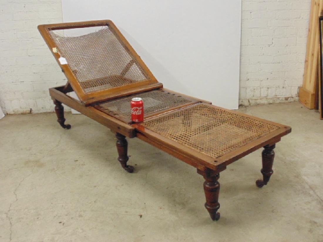 Caned mechanical Victorian chair, lounge (1 of 7)