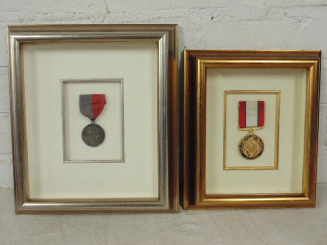 2 medals, Distinguished service & 1945 Victory loan (1 of 5)