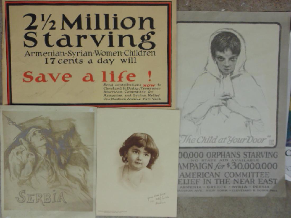 Lot unframed pamphlets & posters (1 of 6)