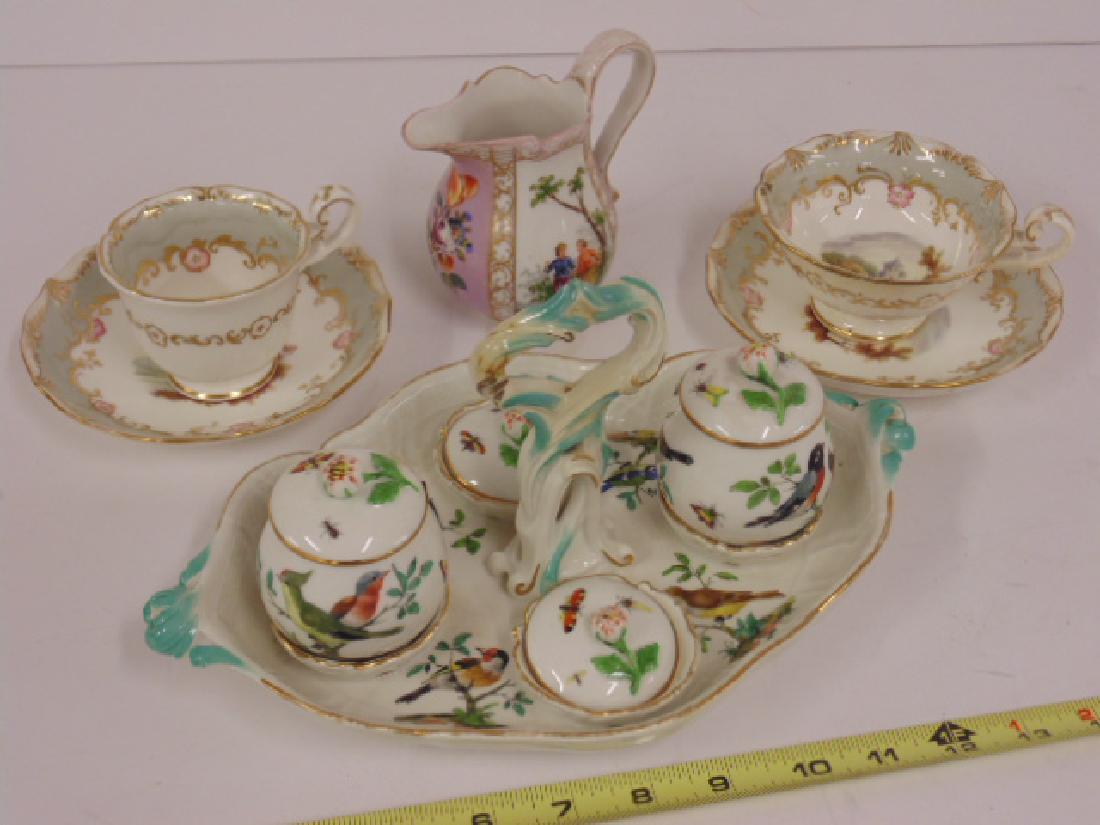 Meissen, porcelain lot, tray, creamer & other (1 of 9)