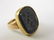 14k Intaglio ring, 14k Intaglio signed pin - 4